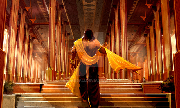 Extraordinary Sets For Baahubali movie Photos